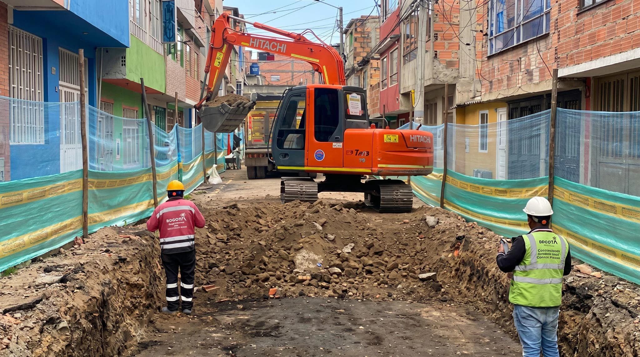 Malla vial local y espacio público de Kennedy, obra de XIE S.A.
